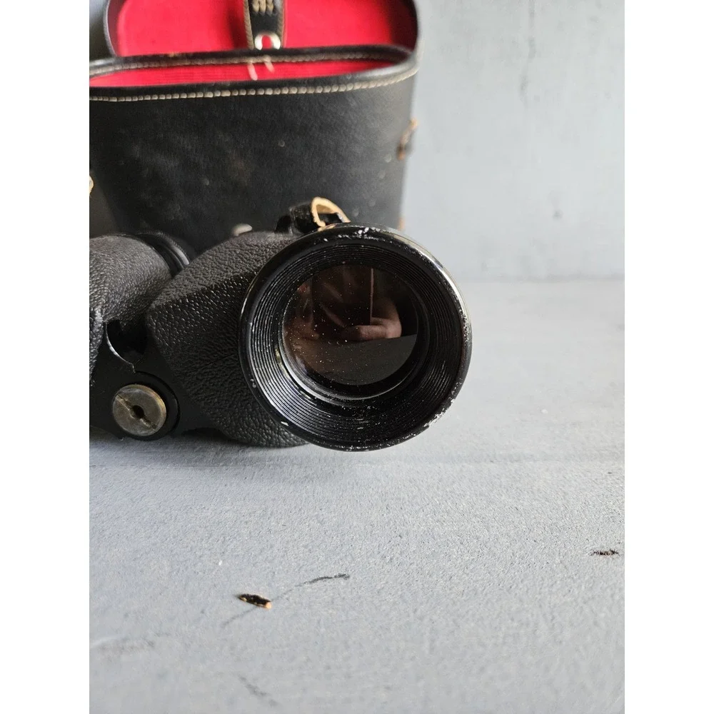 Vintage Sears Binoculars Model 6243 Extra Wide Angle 7x35 MM W Case Collectible